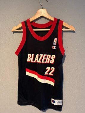 Vintage Blazers Drexler Jersey - Youth L
